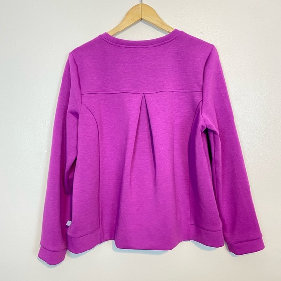 T by Talbots Comfy Athleisure Cozy Sweatshirt - Picture 5 of 5